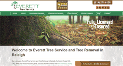 Desktop Screenshot of everetttreeservice.com